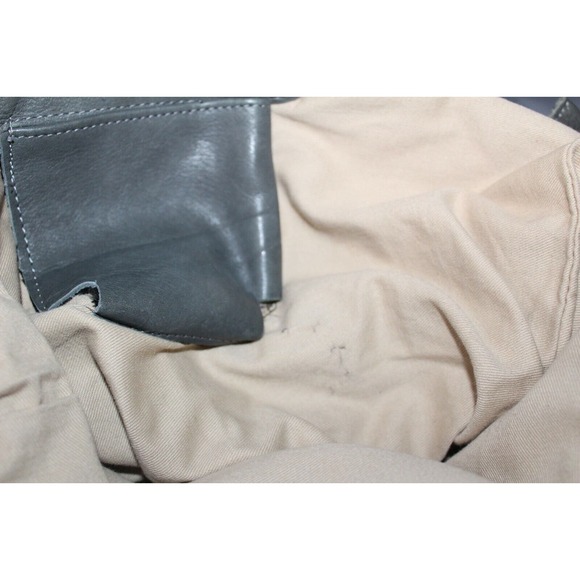 Il Grifone Venezia Gray Leather Women's Handbag Shoulder Bag - Picture 8 of 8